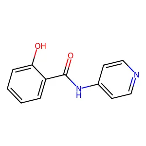2-hydroxy-N-(pyridin-4-yl)benzamide structure