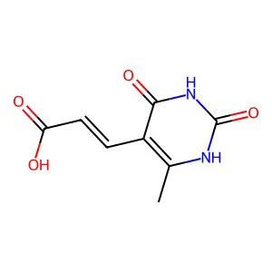 3-(6-Methyl-2,4-dioxo-1,2,3,4-tetrahydropyrimidin-5-yl)acrylic acid structure