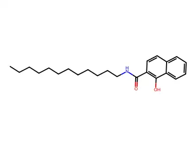 N-Dodecyl-1-hydroxy-2-naphthalenecarboxamide structure
