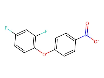 2,4-Difluoro-1-(4-nitrophenoxy)benzene structure