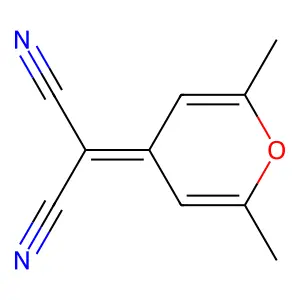 4-(Dicyanomethylene)-2,6-dimethyl-4H-pyran structure