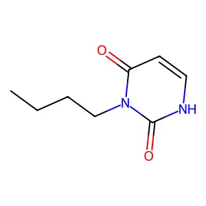 3-Butyluracil structure