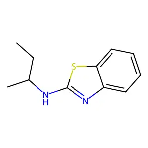 N-(Sec-butyl)-1,3-benzothiazol-2-amine structure