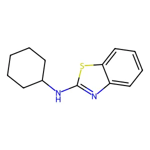 N-Cyclohexyl-2-benzothiazol-amine structure