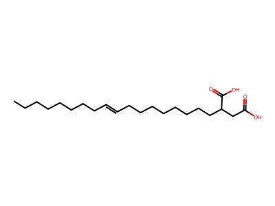 Octadecenylsuccinic acid structure