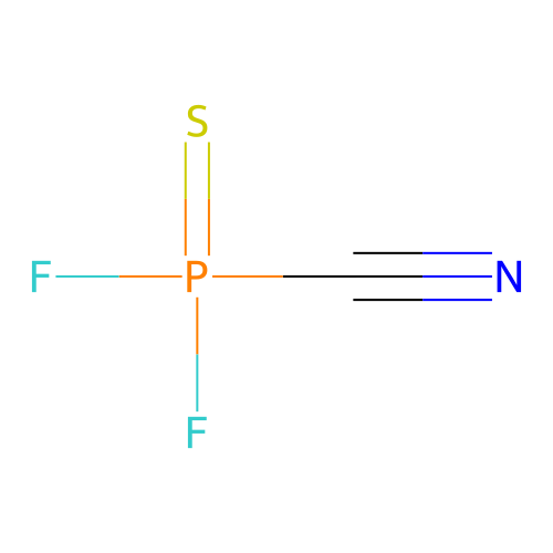 Phosphorocyanidothioic difluoride structure