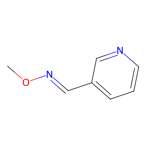 O-methyl-e-pyridine-3-aldoxime structure