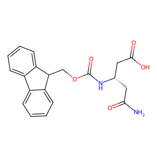 n-beta-Fmoc-l-beta-glutamine structure