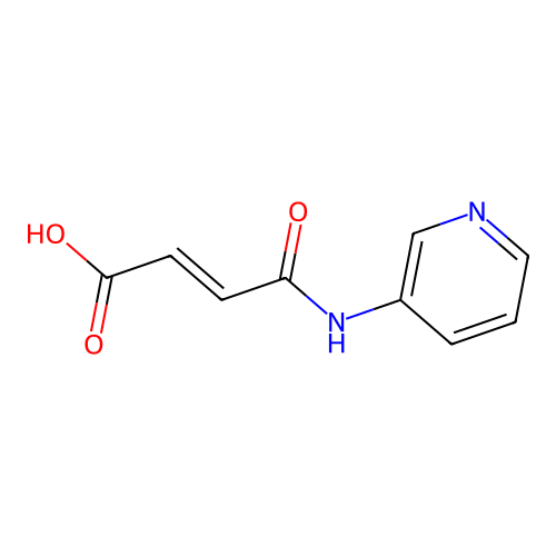 2-Butenoic acid,4-oxo-4-(3-pyridinylamino)-, (2z)- structure