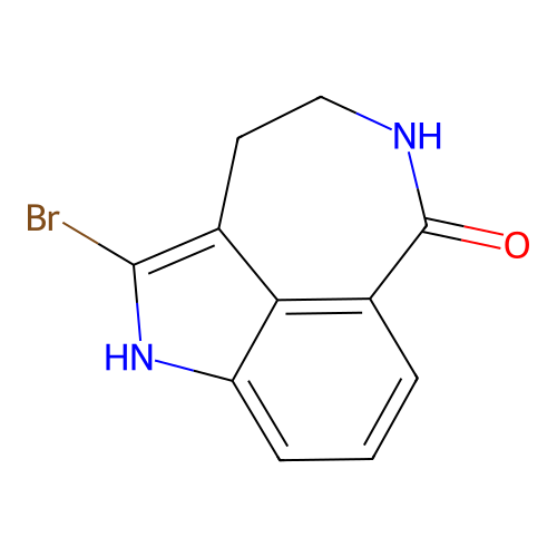 2-Bromo-3,4,5,6-tetrahydro-1H-azepino[5,4,3-cd]indol-6-one structure