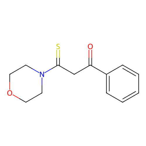 3-(Morpholin-4-yl)-1-phenyl-3-thioxopropan-1-one structure