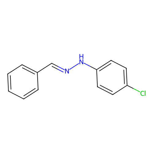 Benzaldehyde-p-chlorophenylhydrazone structure