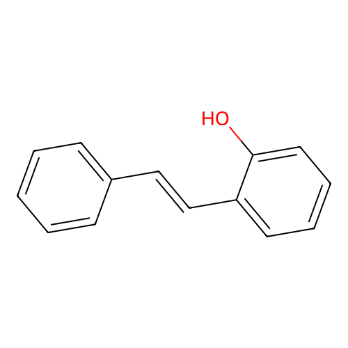 2-Styrylbenzenol structure