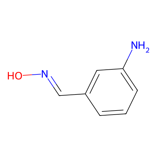 m-Aminobenzaldehyde oxime structure