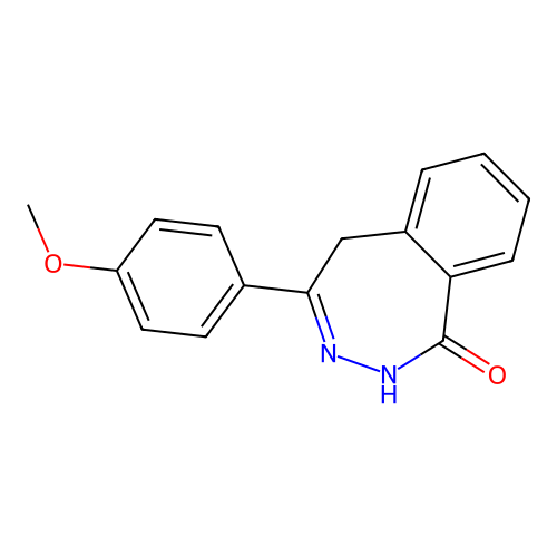 4-(4-methoxyphenyl)-2,5-dihydro-1H-2,3-benzodiazepin-1-one structure
