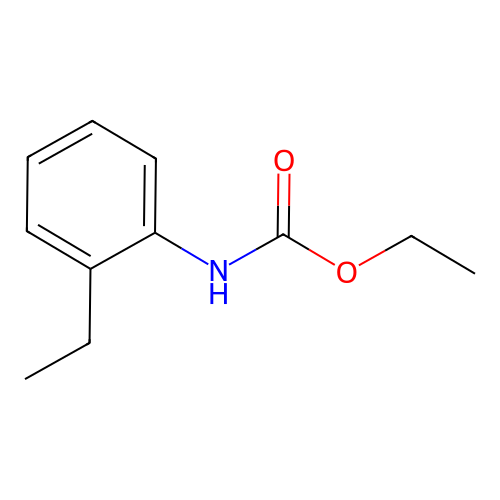 Ethyl 2-ethylphenylcarbamate structure