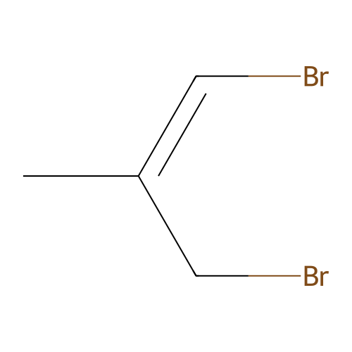 1,3-Dibromo-2-methylprop-1-ene structure
