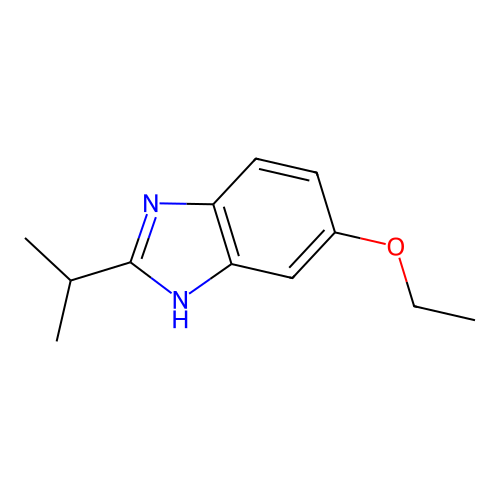 6-ethoxy-2-propan-2-yl-1H-benzimidazole structure