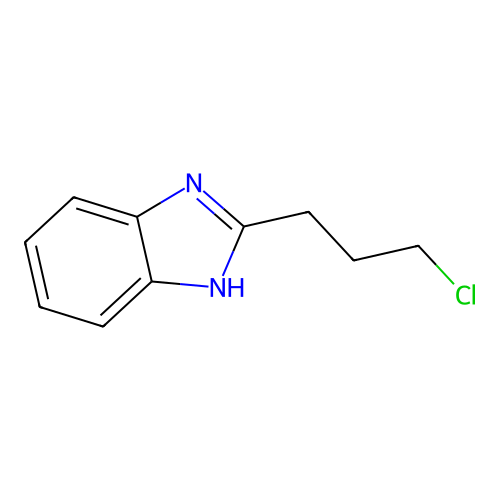 2-(3-chloropropyl)-1H-benzimidazole structure