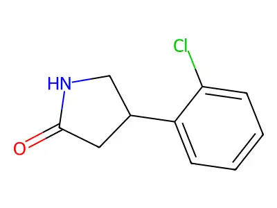 4-(2-Chlorophenyl)pyrrolidin-2-one structure