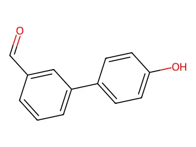 4-(3-Formylphenyl)phenol structure