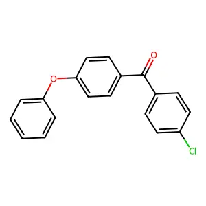 (4-Chlorophenyl)(4-phenoxyphenyl)methanone structure