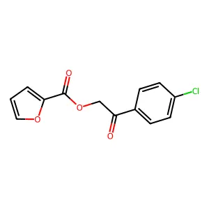 2-(4-Chlorophenyl)-2-oxoethyl 2-furoate structure