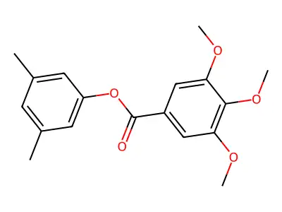 3,5-Dimethylphenyl 3,4,5-trimethoxybenzoate structure