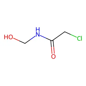 N-羟甲基-α-氯代乙酰胺 structure