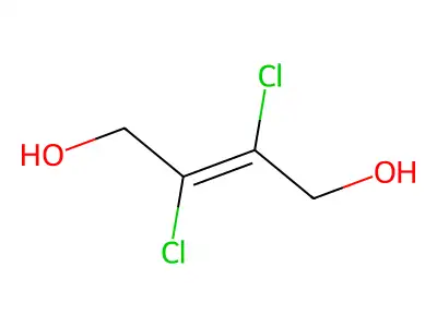 2,3-Dichlorobut-2-ene-1,4-diol structure
