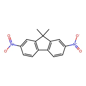 9,9-Dimethyl-2,7-dinitro-9H-fluorene structure