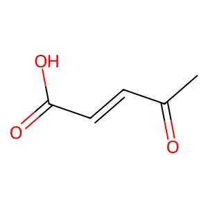 cis-Acetylacrylic acid structure