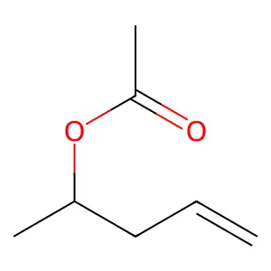 4-Penten-2-ol, acetate structure