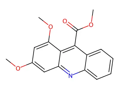 Methyl 1,3-dimethoxyacridine-9-carboxylate structure