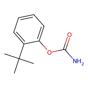 Phenol, o-tert-butyl-, carbamate structure