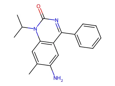 6-Amino-1-isopropyl-7-methyl-4-phenylquinazolin-2(1H)-one structure