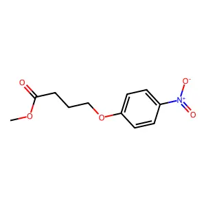 Methyl 4-(p-nitrophenoxy)butyrate structure