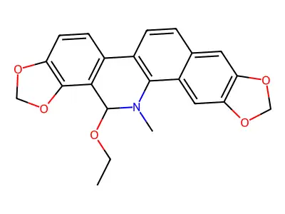 Ethoxysanguinarine structure