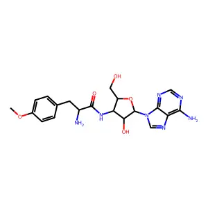 N(1)-Pentadecanoyl-N(3'')-trifluoracetylkanamycin A structure
