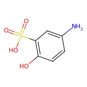 5-氨基-2-羟基苯磺酸 structure