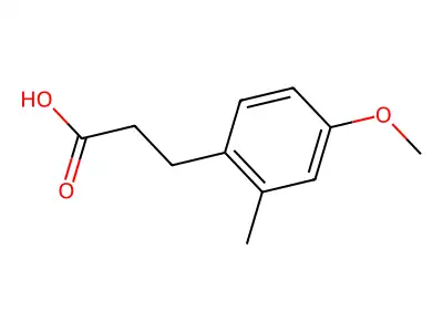 3-(4-Methoxy-2-methylphenyl)propanoic acid structure