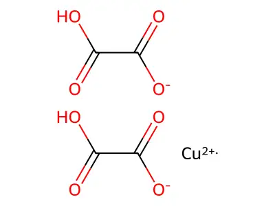 Ethanedioic acid, Cupric Salt structure