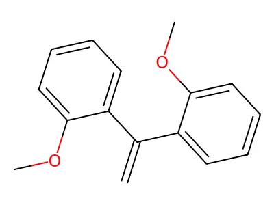 1,1-Bis(2-methoxyphenyl)ethene structure