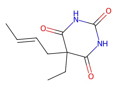 丁烯比妥 structure