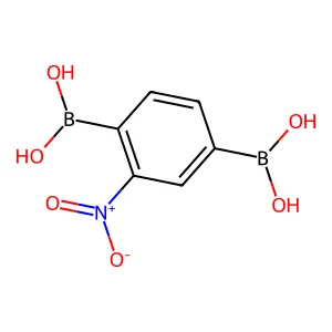 2-硝基对苯二硼酸 structure