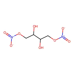 1,2,3,4-Butanetetrol, 1,4-dinitrate, (R*,R*)-(+-)- structure