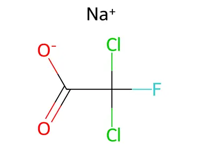 Sodium dichlorofluoroacetate structure