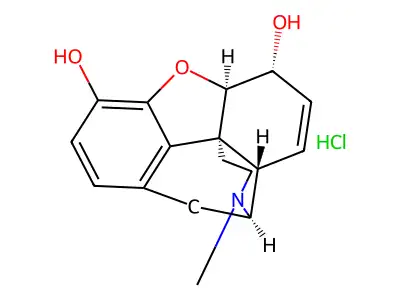 trans-Isomorphine hydrochloride structure