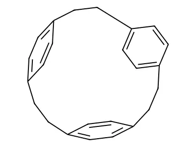 Tricyclophane structure