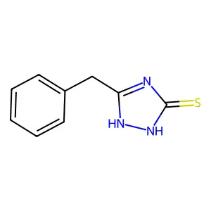 5-benzyl-2,3-dihydro-1H-1,2,4-triazole-3-thione structure
